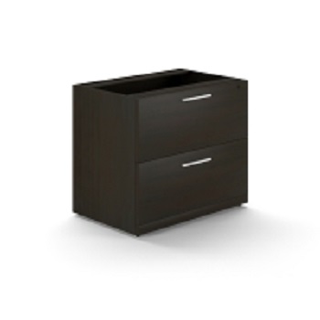 2 drawer lateral file cabinet W/O top