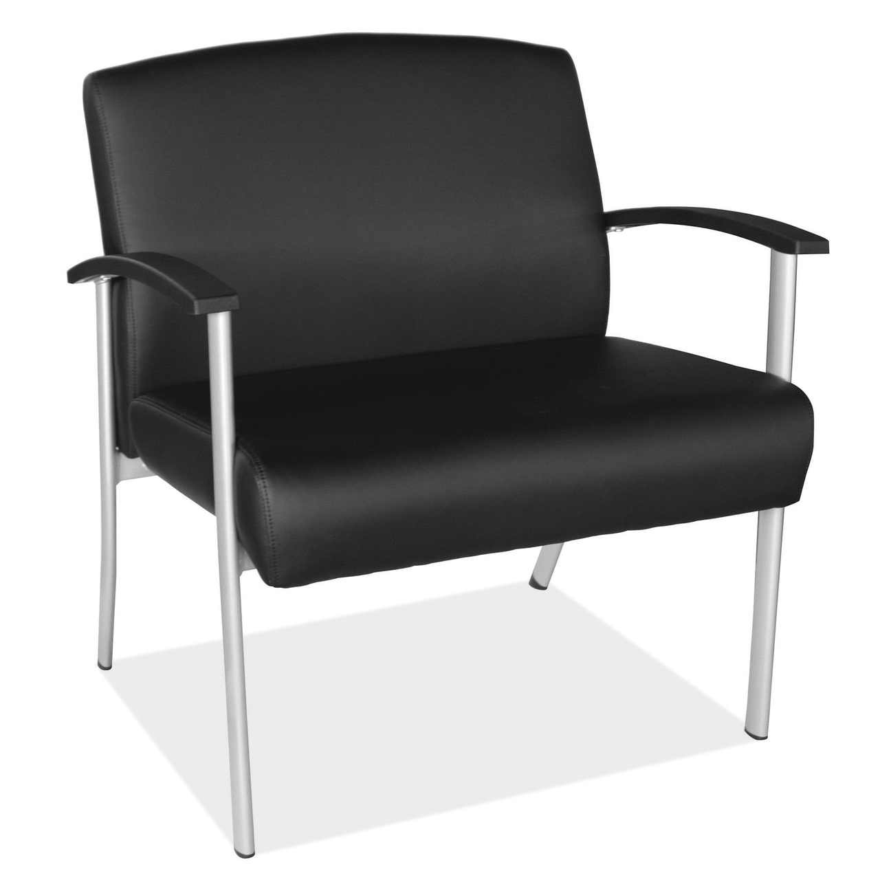 Big and Tall Guest Chair with Black Frame