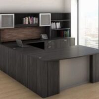 Desk u shape-GrayOS22V