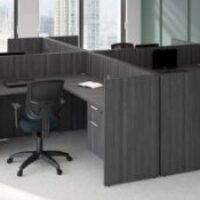 Desk L Shape GrayOS148