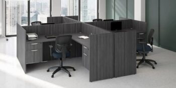 Desk L Shape GrayOS148