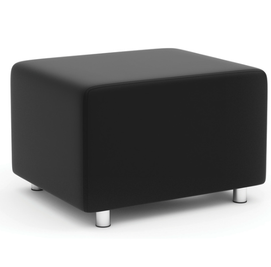Tris=019 Integrate Collection Square Ottoman or Backless Seat