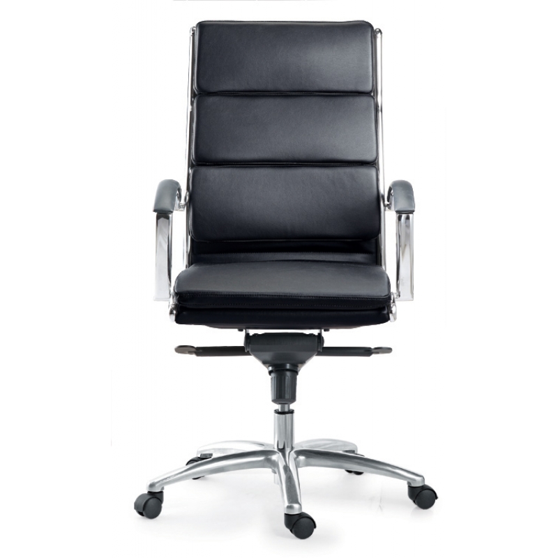 Livello High Back Executive Black Leather* Chair