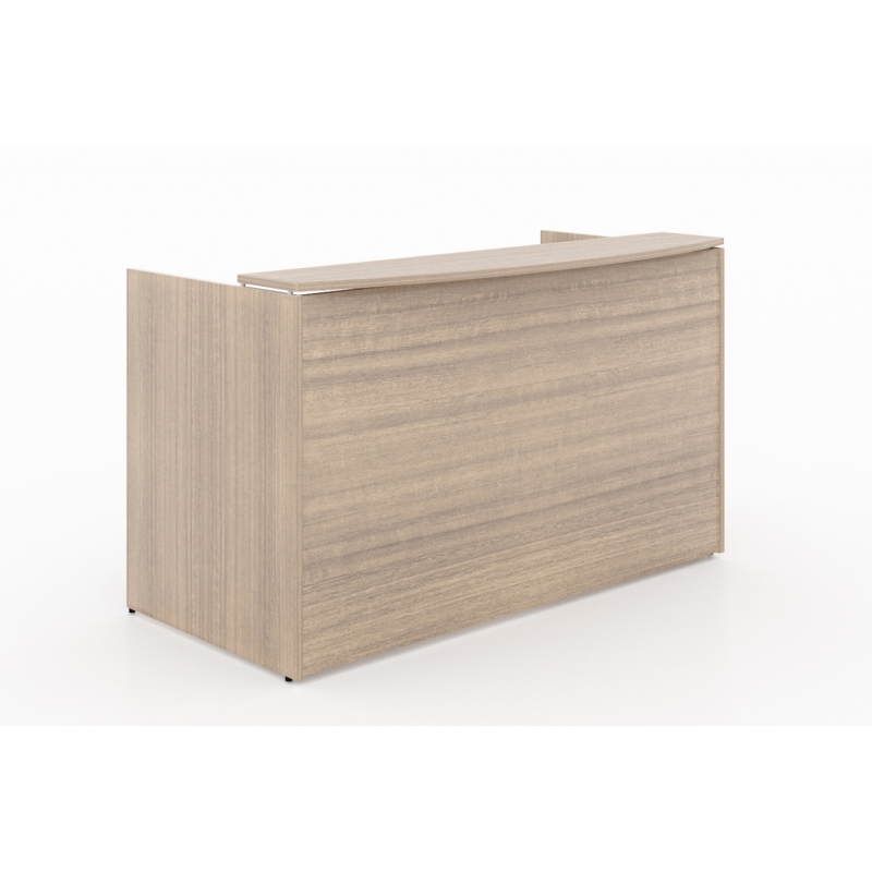 Reception desk shell – Laminate Floated transactional top