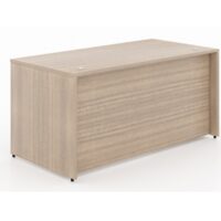 Rectangular desk shell – Straight laminate modesty panel