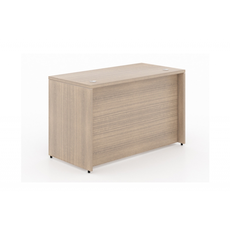 48″ Rectangular desk shell – Straight laminate modesty panel