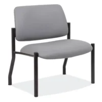 OS Big & Tall Collection Armless Guest Chair with Black Frame 1