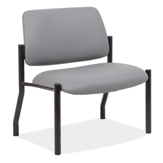 OS Big & Tall Collection Armless Guest Chair with Black Frame 1