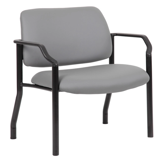OS Big & Tall Collection Guest Chair with Arms and Black Frame