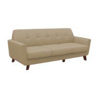 Partridge Collection Sofa with Dark Cherry Wood Legs