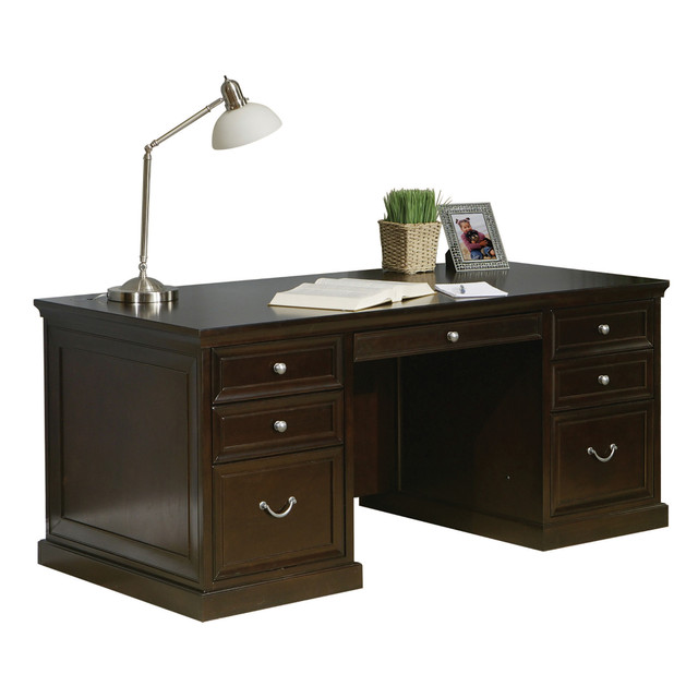 Markle Collection 68″ Double Pedestal Desk