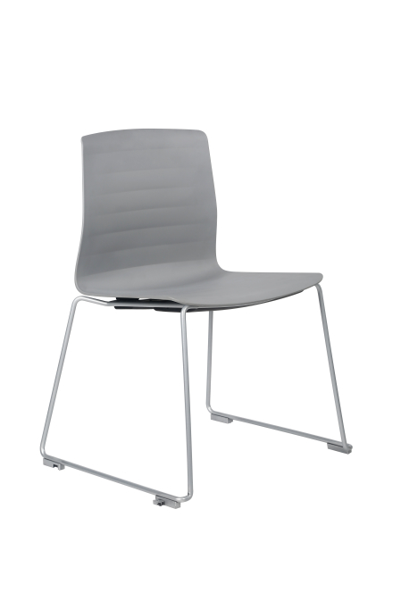 Barre Grey- Stackable and ganging chair