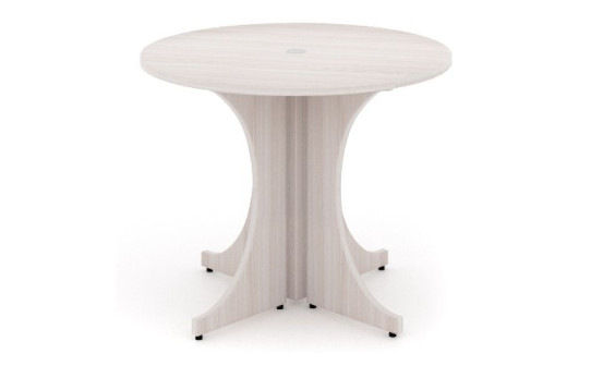 42″ round laminate conference table