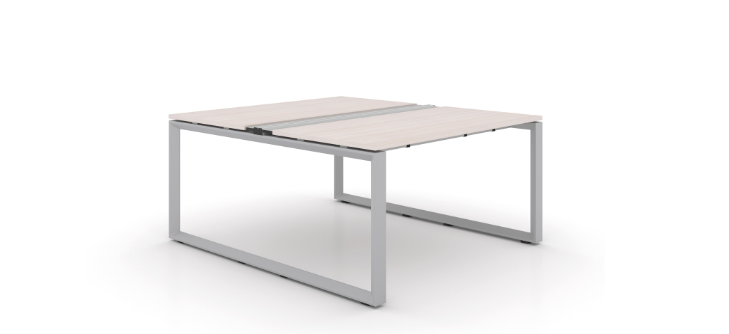 Double Veloce Station 57″Dx66″Wx29″H-Blanc de Gris