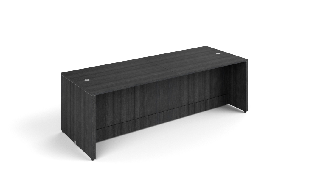 Squadra collaborative table 96″W x 30″H, Grigio.