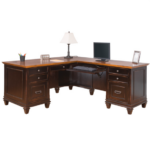 Tris=024 Refined Collection Right Hand Facing Open Desk L Shape 1