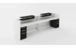 Double Station Reception with Rectangular Laminate Top and Front Overlay Conversions Blanco - Image 3