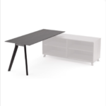 Tris=013 Sienna Collection 66" Table with Single Leg