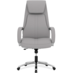Tris=021 Bradley Collection Executive High Back Chair with Chrome Frame