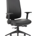 Executive High Back Chair - Black Vinyl