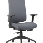 Executive High Back Chair - Gray Fabric