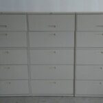 HON Lateral files 5 drawers (top drawer flip)