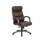 Exec Chair Swivel/Synchro-Tilt Arm Brown