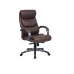 Exec Chair Swivel/Synchro-Tilt Arm Brown