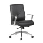 Modern Conference Chair-Alum Arm & Base