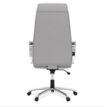 Tris=021 Bradley Collection Executive High Back Chair with Chrome Frame - Image 3