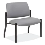 OS Big & Tall Collection Armless Guest Chair with Black Frame 1 - Image 2