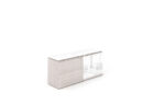 Lateral file with glass tops 68" - Image 7