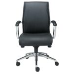 Alto Mid Back Executive Black Leather Chair - Image 2
