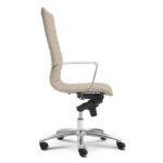 Zetti High Back Executive Sand Leather* Chair - Image 2
