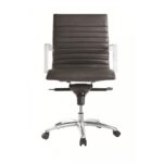 Zetti Mid Back Executive Black Leather* Chair - Image 3