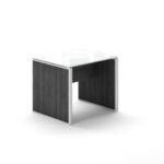End table – White glass top - Image 2