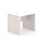 End table – White glass top - Image 3