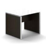 End table – White glass top - Image 4