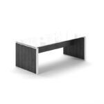 Coffee table – White glass top