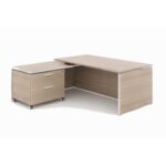 Potenza Executive desk – Laminate top - Image 5