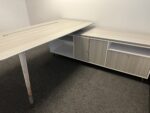 L-desk with open Return/Credenza - Image 2