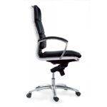 Livello High Back Executive Black Leather* Chair - Image 5