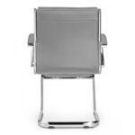Guest Chair Grey Leather - Image 4