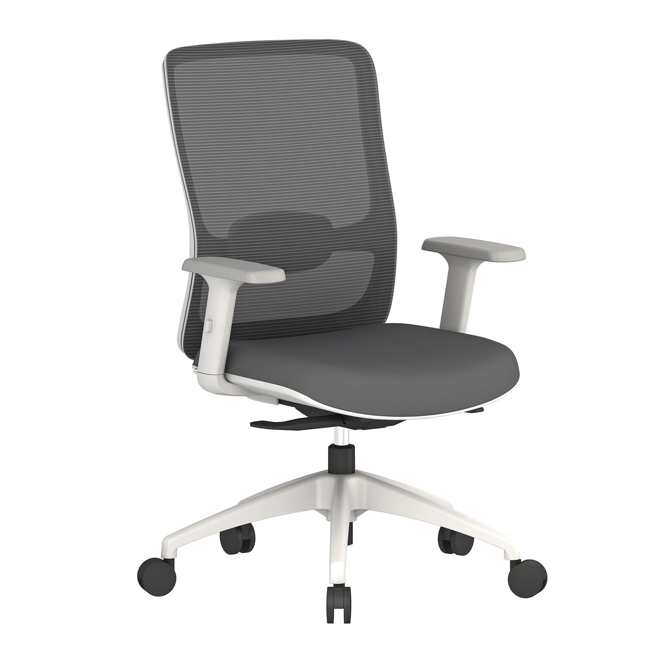 OSTW8002WPW_45__51890.jpg OfficeSource | Orion | Mesh Back Managers Chair with Seat Slider - Image 1