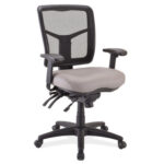 OfficeSource | CoolMesh | Multi Function, Mid Back Chair with Seat Slider and Black Frame - Image 3