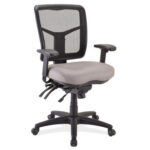 OfficeSource | CoolMesh | Multi Function, Mid Back Chair with Seat Slider and Black Frame - Image 3