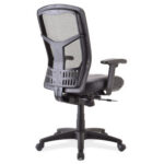 OfficeSource CoolMesh Synchro, High Back Mesh Chair with Seat Slider and Black Frame - Image 2