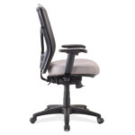 OfficeSource CoolMesh Synchro, High Back Mesh Chair with Seat Slider and Black Frame - Image 3