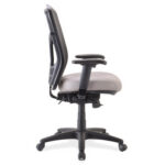 OfficeSource CoolMesh Synchro, High Back Mesh Chair with Seat Slider and Black Frame - Image 3