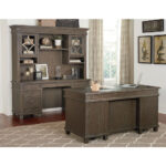 Tris=003 Monroe Collection Double Pedestal Desk - Image 2